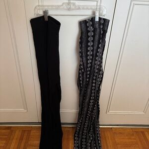 TWO (2) long stretchy pants